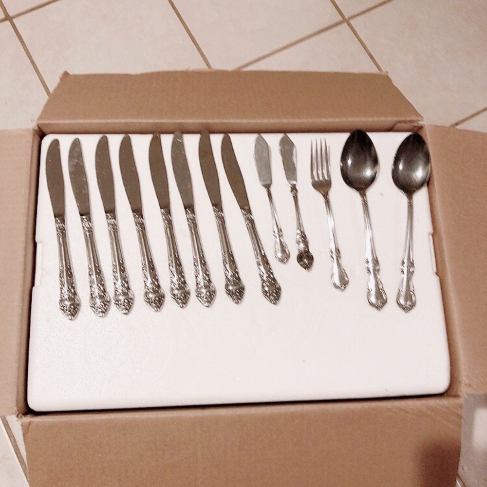 Bundle of 13 vintage Japan stainless
